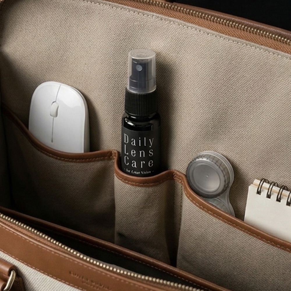 Smudge-out in briefcase